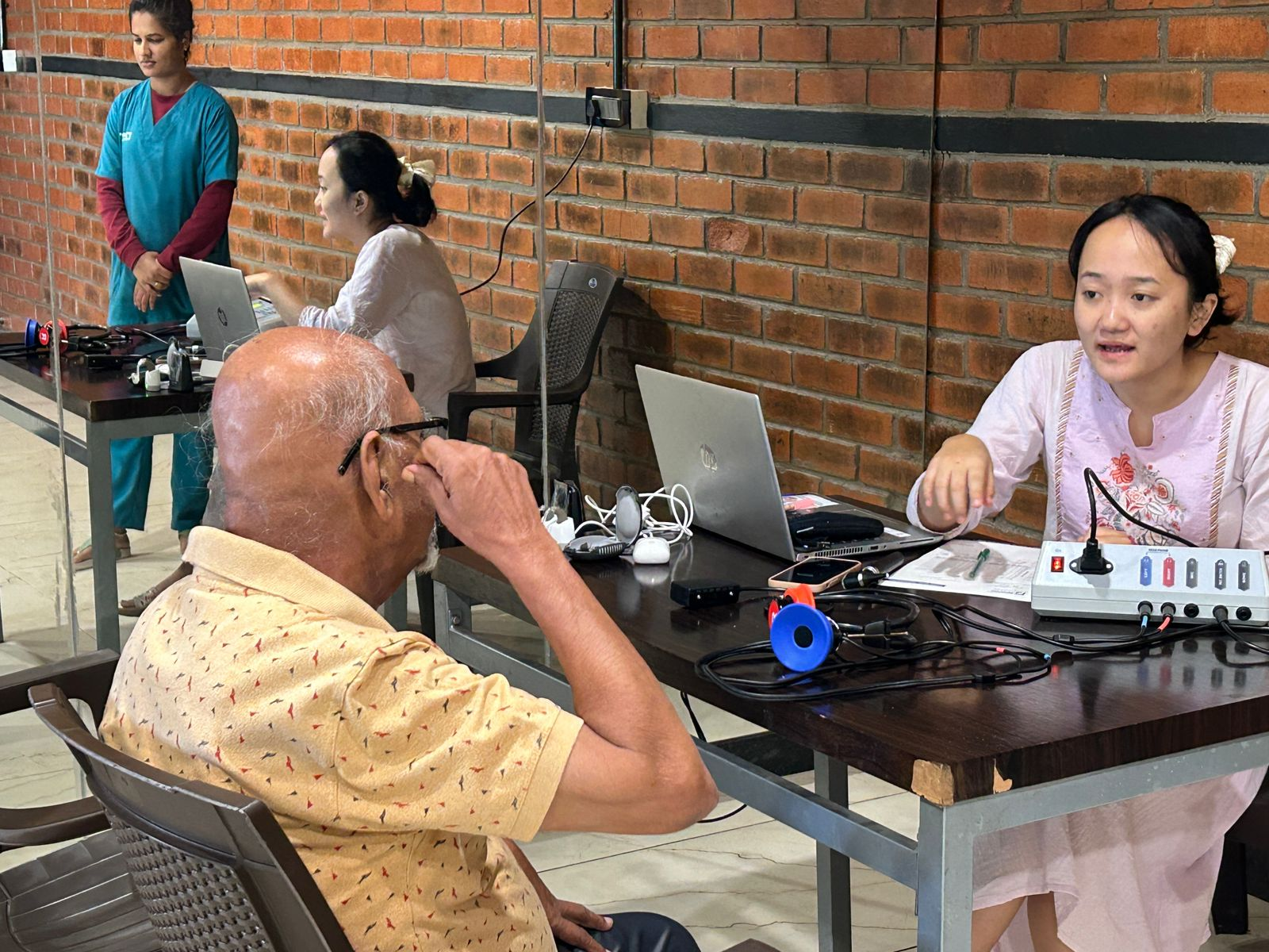 First-Hand Hearing Aid Experience at our Camp